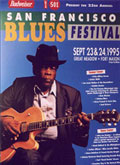 San Francisco Blues Festival poster 1995